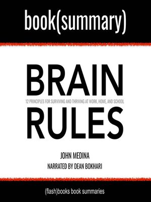 cover image of Brain Rules by John Medina--Book Summary